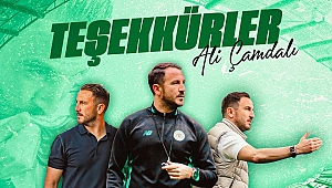 Konyaspor'dan  Ali Çamdalı'ya teşekkür